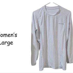 Women's Long Sleeve White Top by